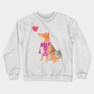 Watercolour Shiba Inu Crewneck Sweatshirt